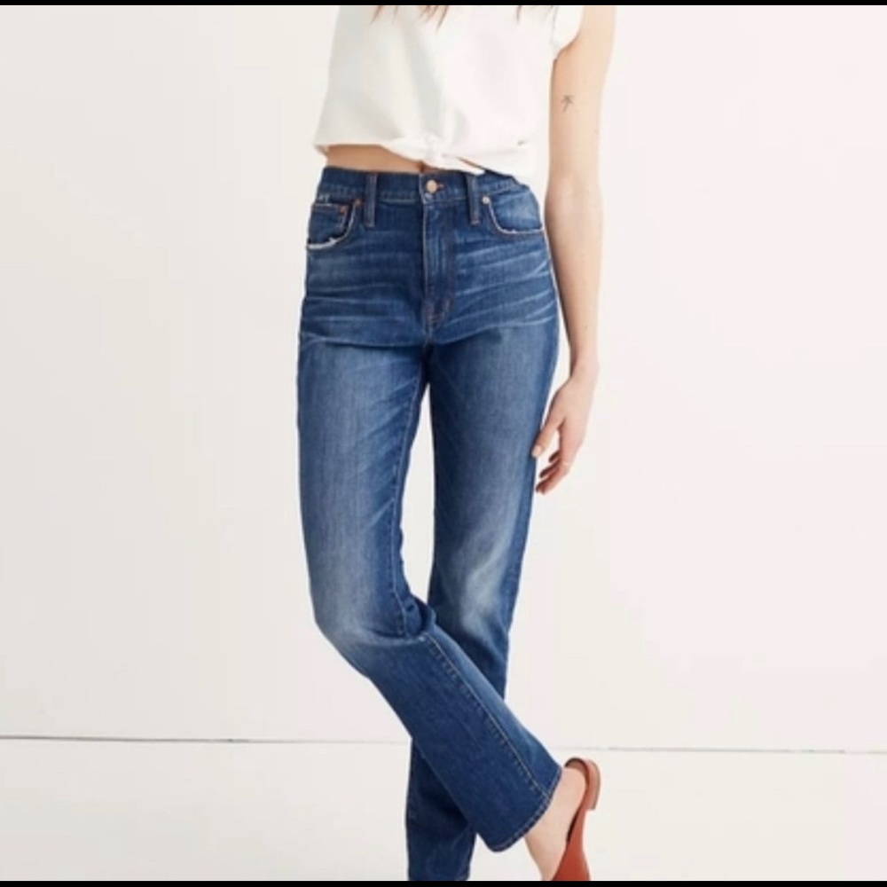 MADEWELL The High Rise Slim Boyfriend Size 28